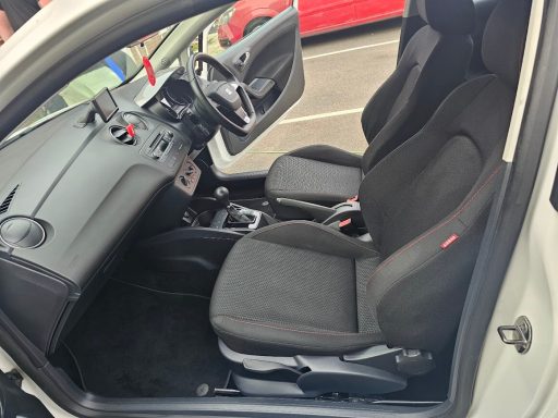 SEAT Ibiza Passenger Side After Deep Interior Clean SEAT Ibiza passenger footwell after deep carpet cleaning and pet hair removal