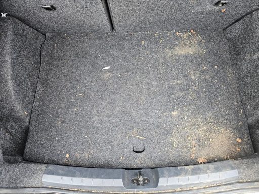 SEAT Ibiza Boot Before Interior Detailing SEAT Ibiza boot before deep interior cleaning, extraction and pet hair removal
